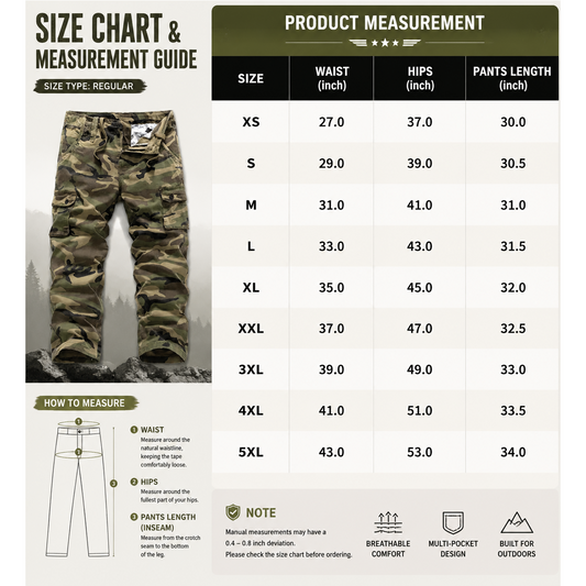 💚【LAST DAY SALE】Men’s practical camouflage cargo pant