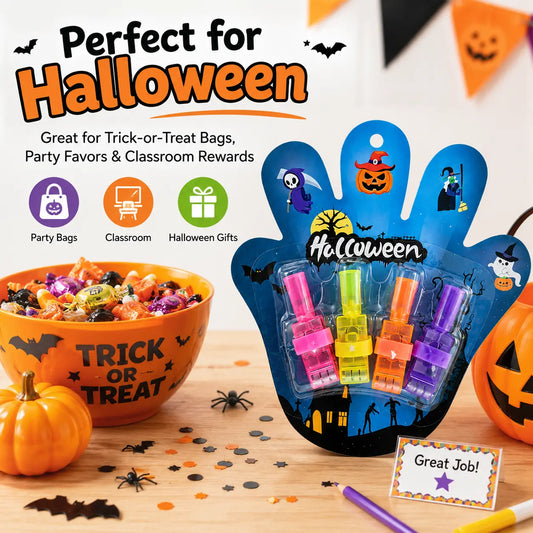 💚Halloween Finger Projector Rings Set for Trick or Treat Party Favors