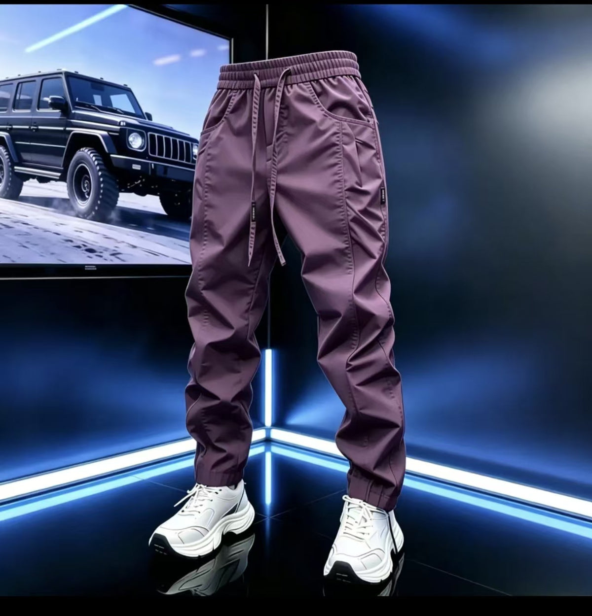 💚Men's minimalist slim-fit trousers