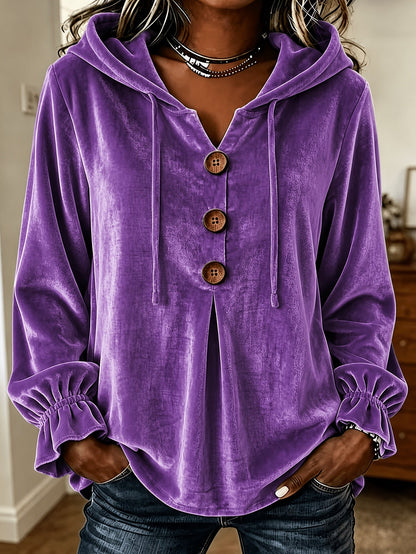 🌷Velvet Long Sleeve Blouse | 5Colors | S–5XL