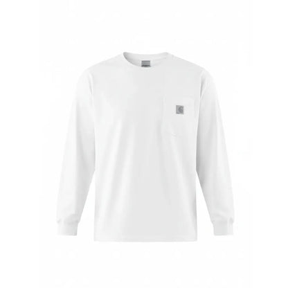 🤲Men's Heavyweight Long-Sleeve Pocket T-Shirt – Relaxed Fit Everyday Casual Tee | Big & Tall Available