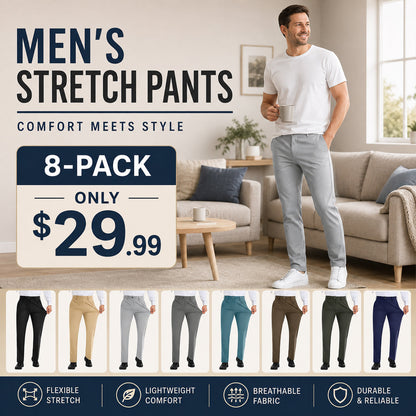 🤲Today's Specials🔥Men's stretch trousers with expandable waist