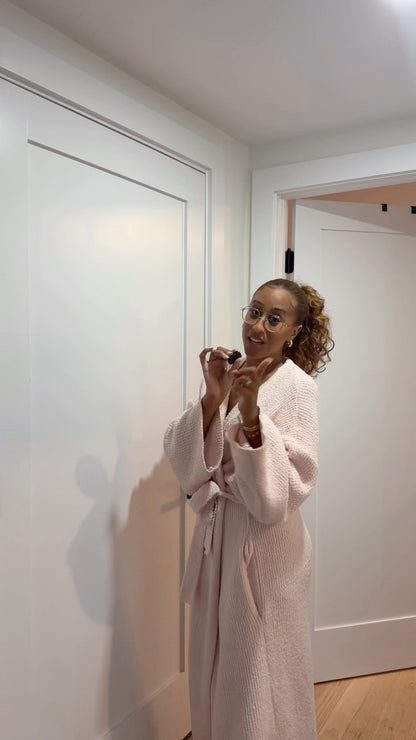🌷Women's Thickened Thermal Lined Plush Bathrobe with Pockets - Oversized Casual Loungewear