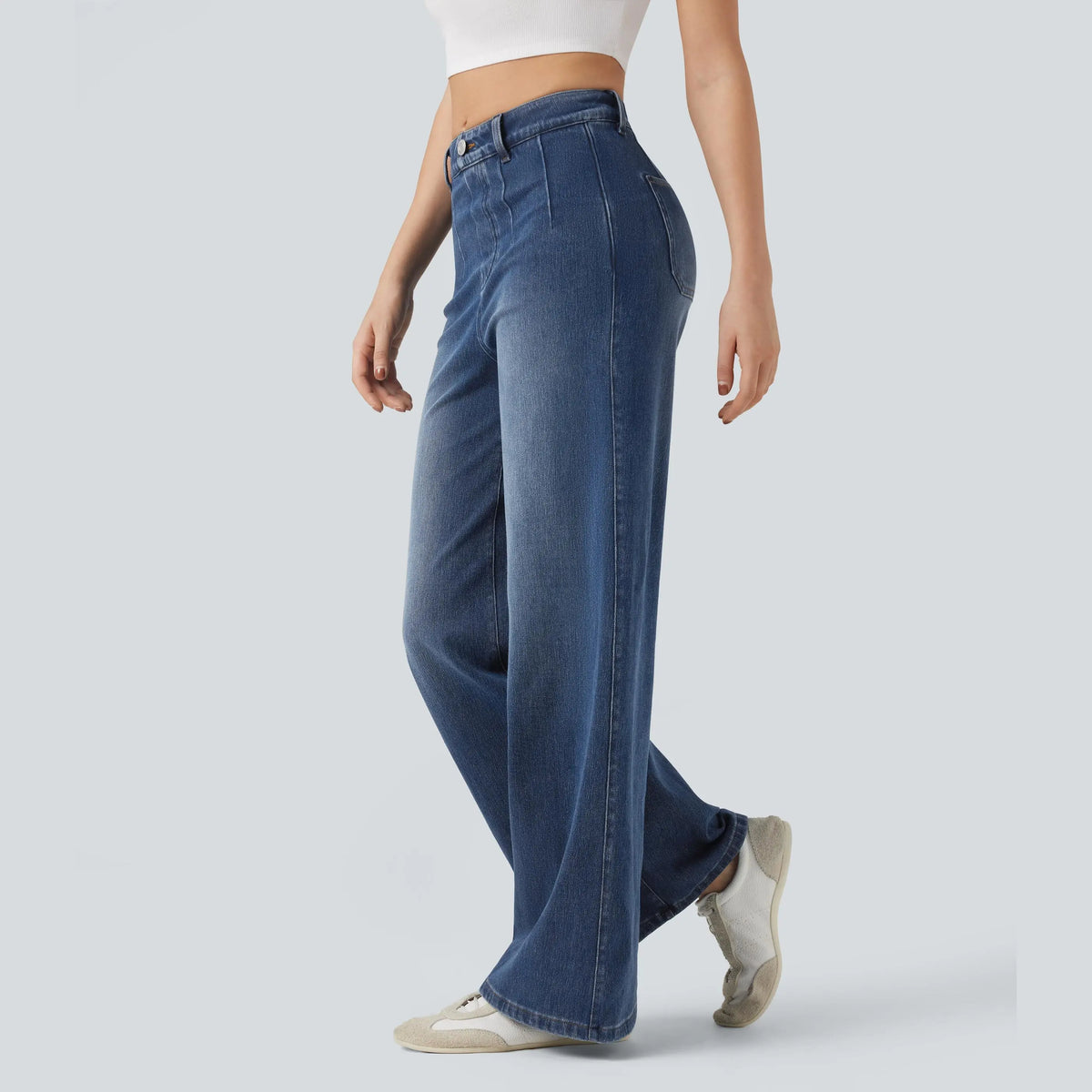🤲⏰ TODAY ONLY - High Waisted Tummy Control Wide Leg Jeans