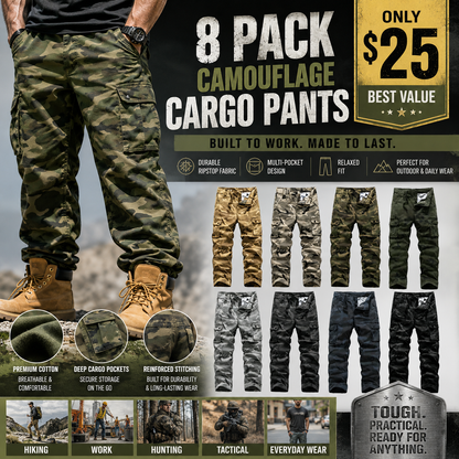 💚【LAST DAY SALE】Men’s practical camouflage cargo pant