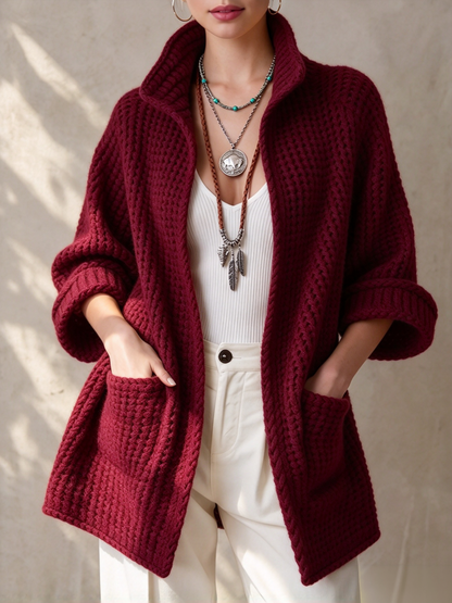 🤲LAST DAY SAVE 49% ⏰Cozy Textured Knit Open-Front Cardigan