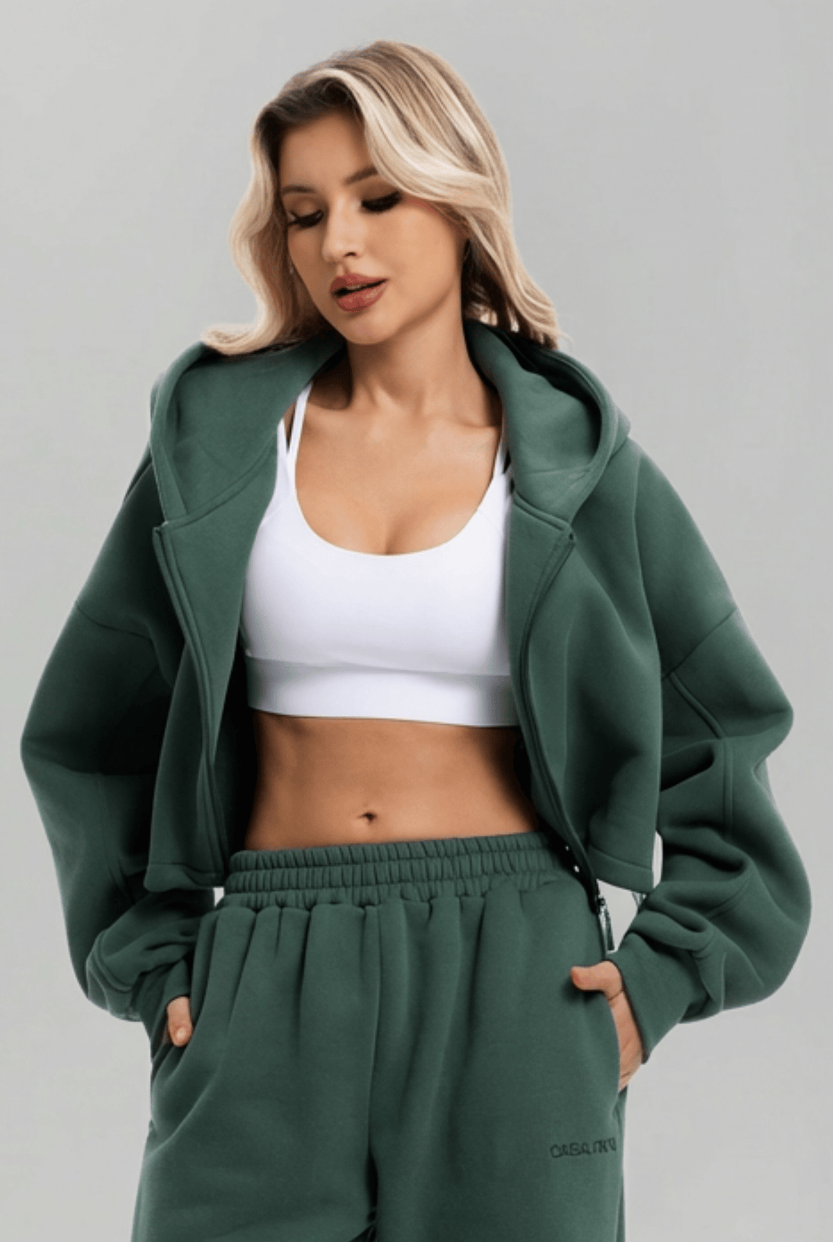 💚Cloud Crop Hoodie
