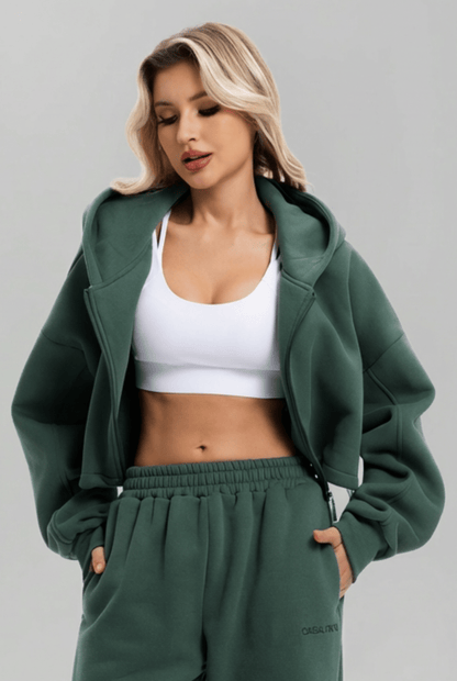 💚Cloud Crop Hoodie
