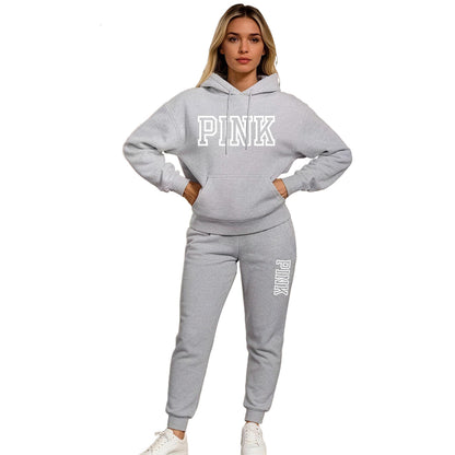 🤲Women's Casual Printed Hoodie & Drawstring Jogger Pants Set