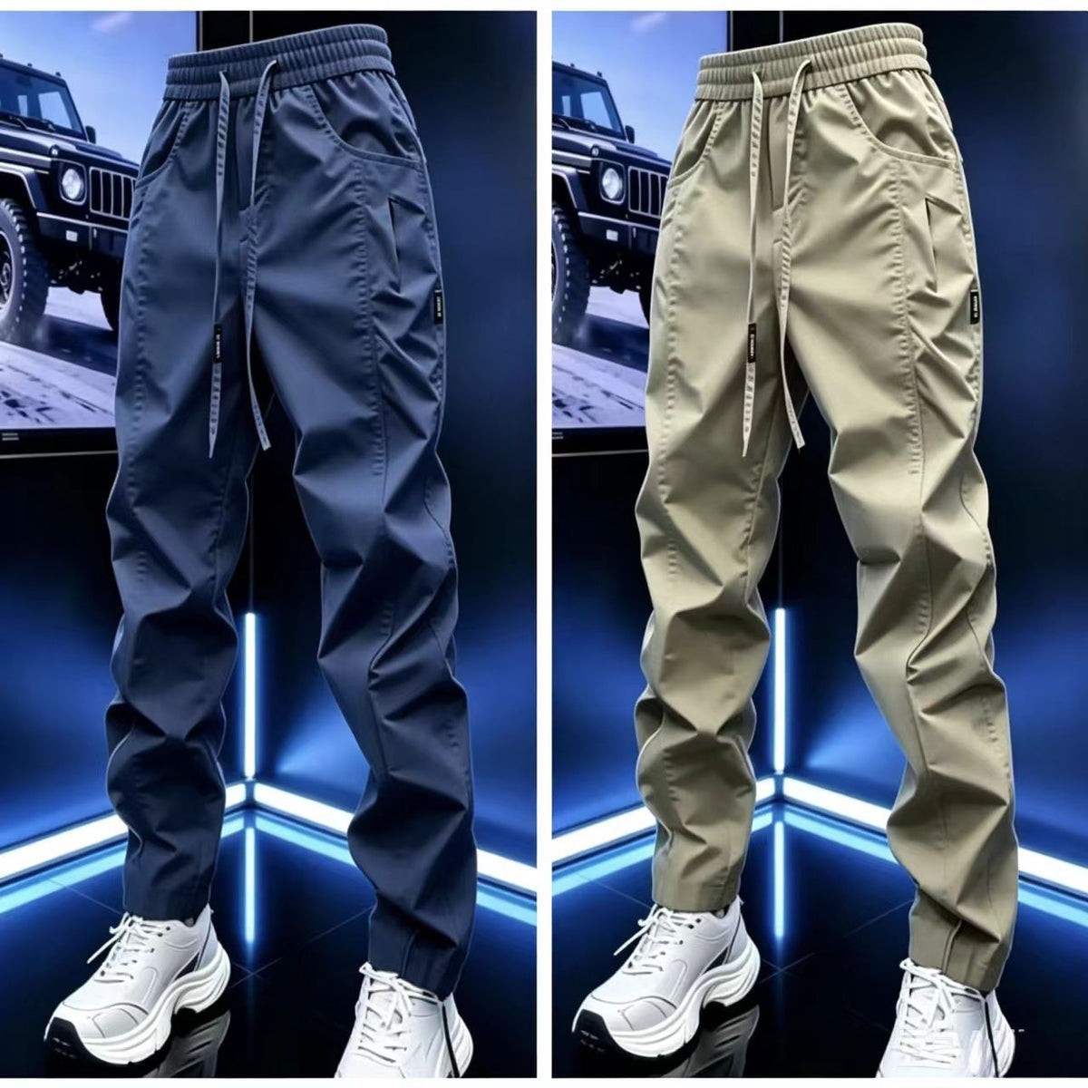 💚Men's minimalist slim-fit trousers