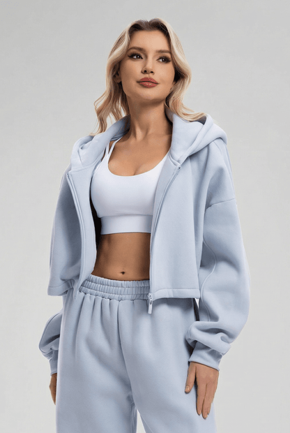 💚Cloud Crop Hoodie
