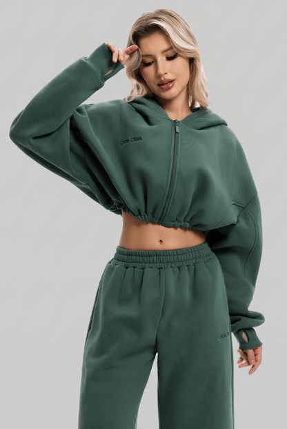 💚Cloud Crop Hoodie