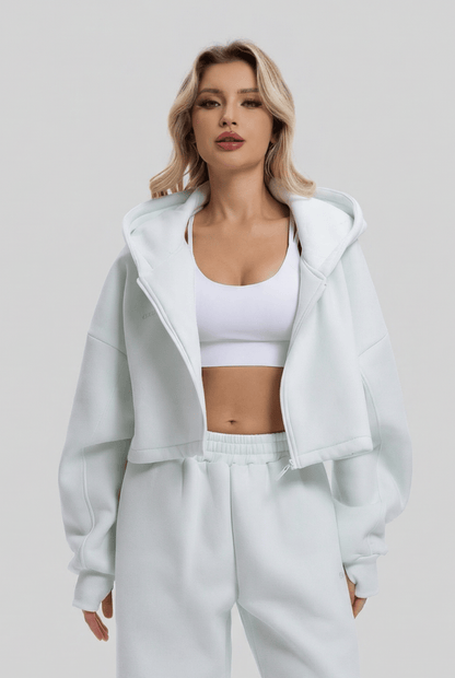 💚Cloud Crop Hoodie