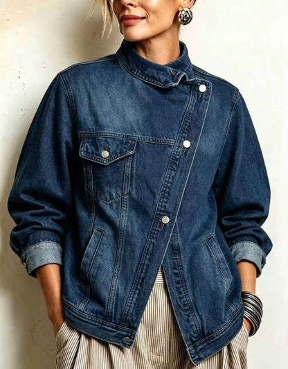 🤲LAST DAY SAVE 49% ⏰Oversized Denim Jacket With Irregular Wash