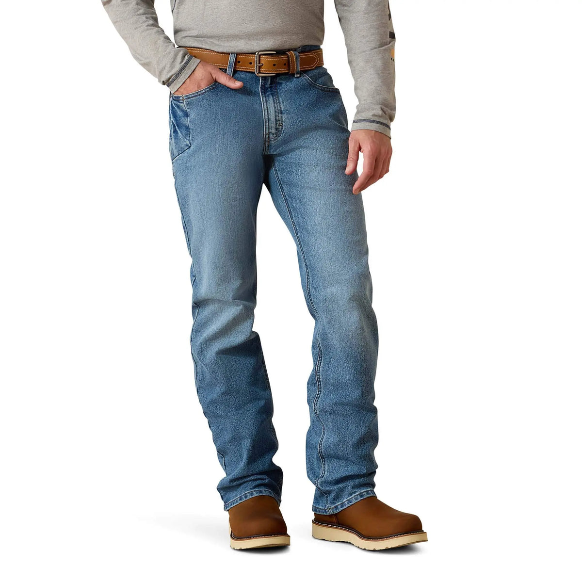 🤲BESTSELLER | 6PCS $24.63 | Men's Relaxed Stretch Boot Cut Jeans