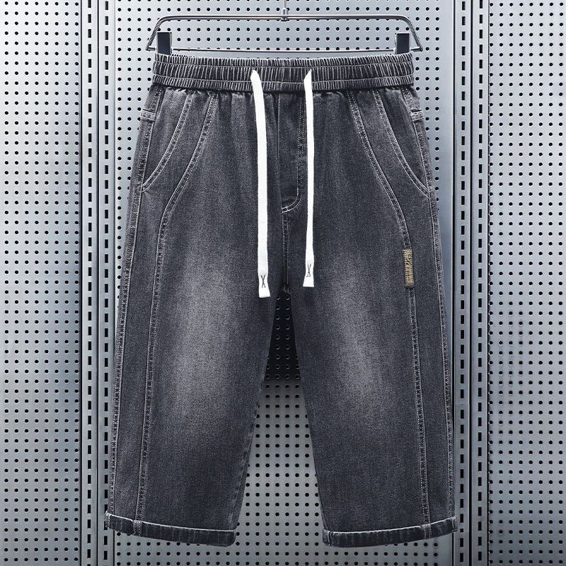 💚Men's Lightweight Denim Capri Shorts – Relaxed Fit Straight Leg Summer Jeans