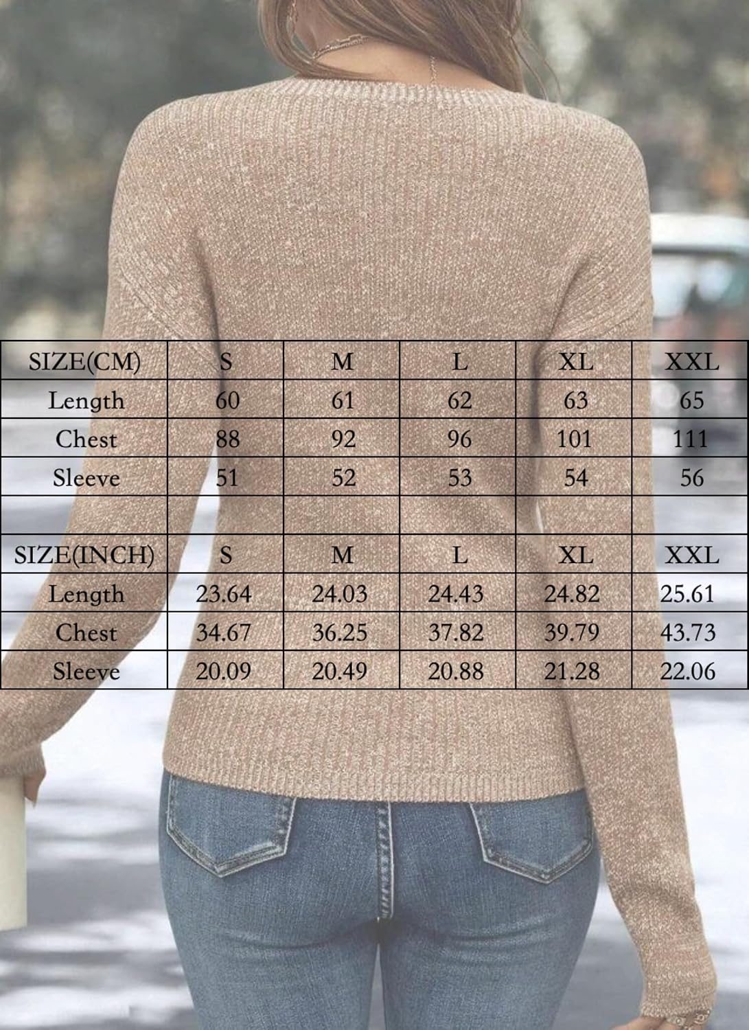 HVT Womens 2025 V Neck Sweater Criss Cross Pullover Long Sleeve Knit Casual Fall Tops