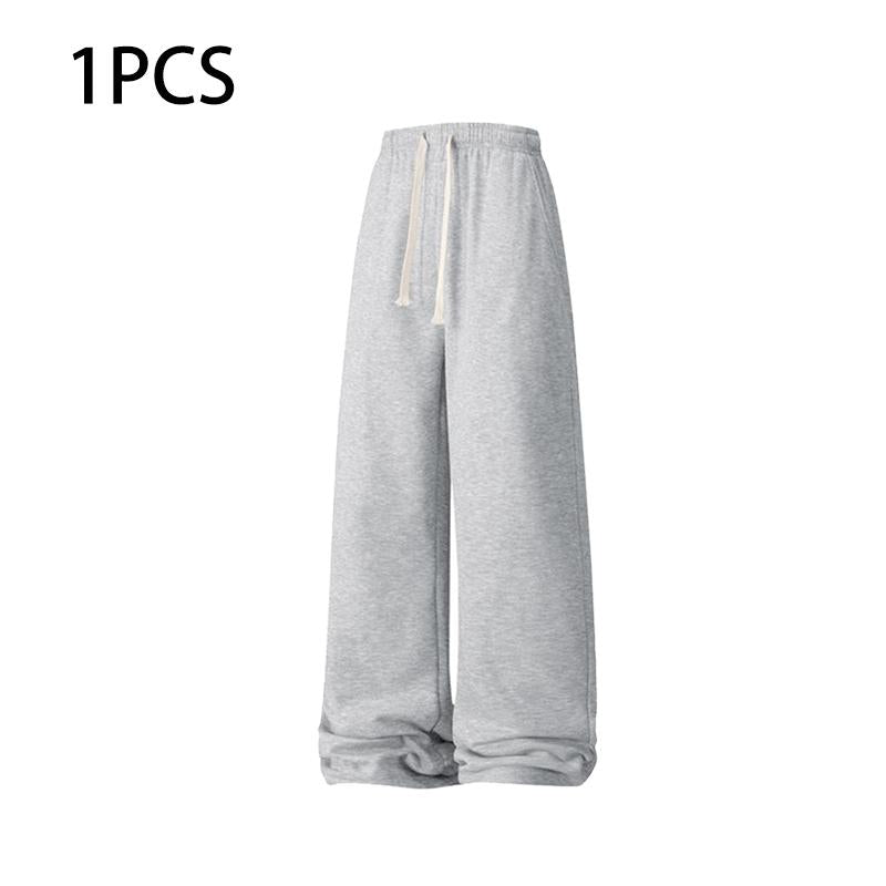 Men’s solid-color drawstring joggers-everyday wear.