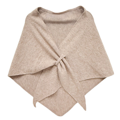 Wrapables Thick Wool Blend Triangle Winter Scarf Shawl for Women