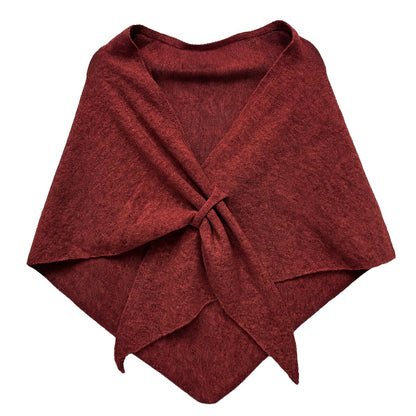 Wrapables Thick Wool Blend Triangle Winter Scarf Shawl for Women