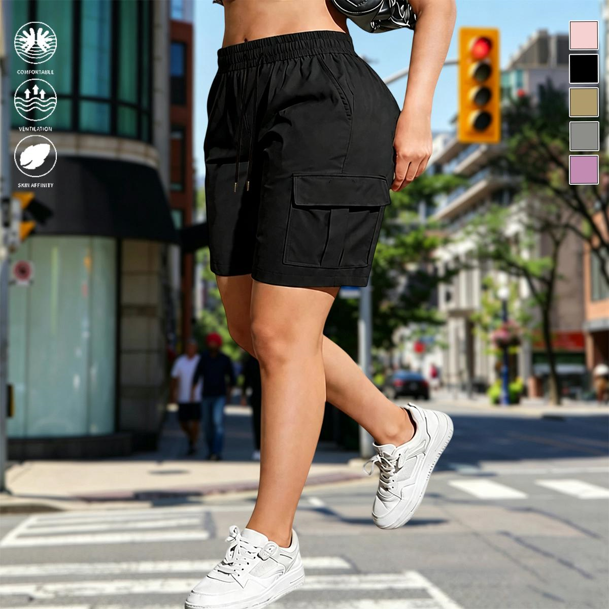 💚【LAST DAY SALE】Women’s outdoor cargo shorts—multi-pocket design