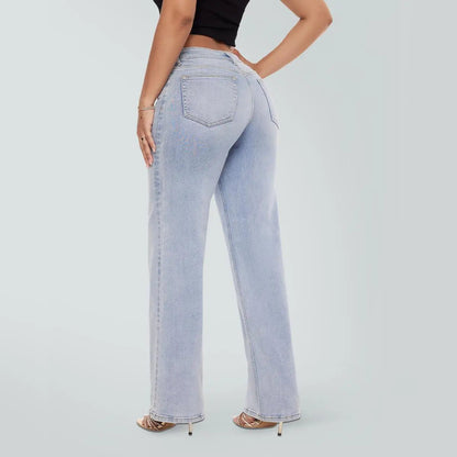 🤲Rise Baggy Stretchy Wide Leg Jeans
