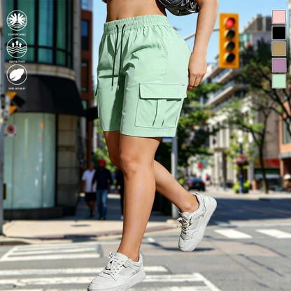 💚【LAST DAY SALE】Women’s outdoor cargo shorts—multi-pocket design