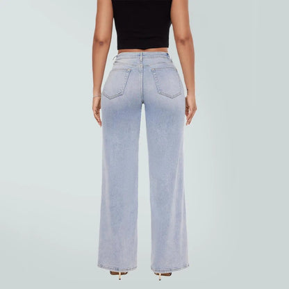 🤲Rise Baggy Stretchy Wide Leg Jeans