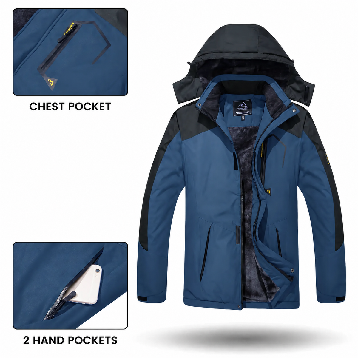 🤲 BESTSELLER | 6PCS $25.99 | Men's Fleece-Lined Outdoor Jacket