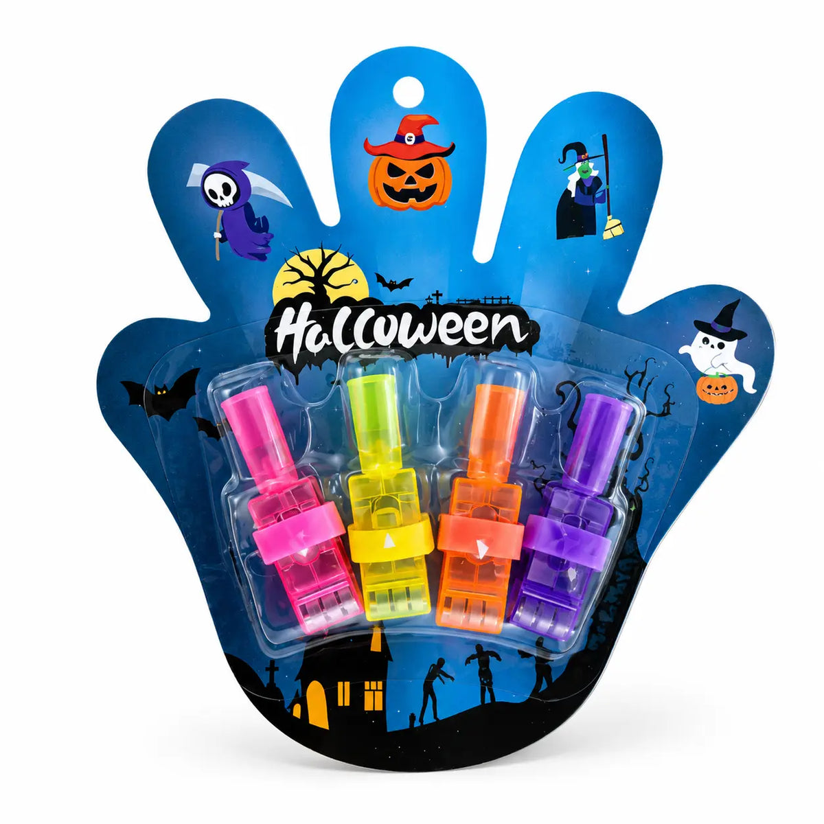 💚Halloween Finger Projector Rings Set for Trick or Treat Party Favors