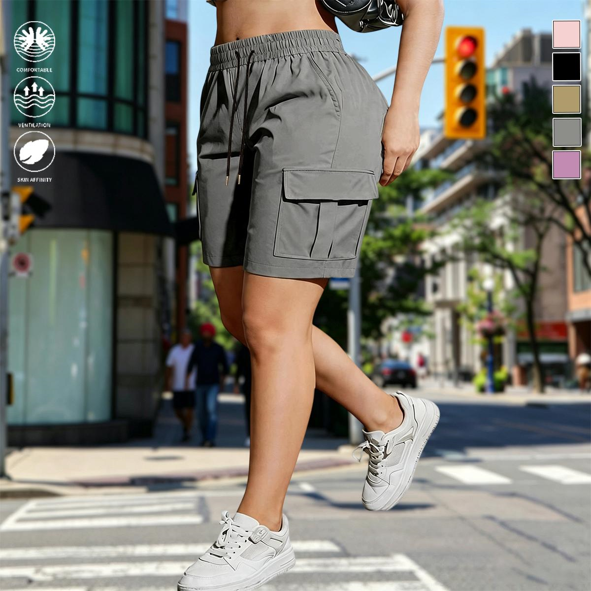 💚【LAST DAY SALE】Women’s outdoor cargo shorts—multi-pocket design