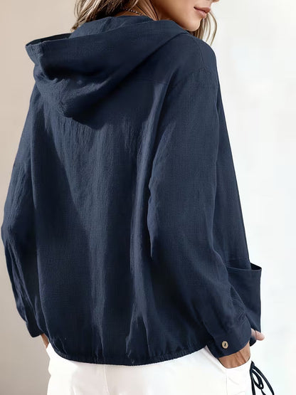 🤲LAST DAY SAVE 49% ⏰Adjustable Drawstring Hooded Lightweight Jacket