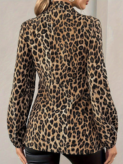 🤲LAST DAY SAVE 49% ⏰Vintage Elegant Leopard Print Shirt