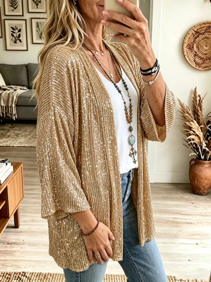 🤲LAST DAY SAVE 49% ⏰Women's Sequin Embellished Cardigan