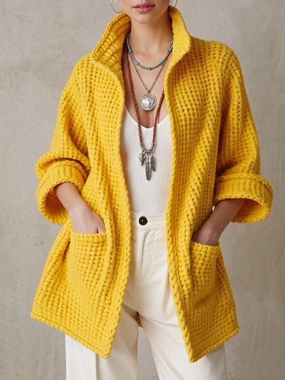 🤲LAST DAY SAVE 49% ⏰Cozy Textured Knit Open-Front Cardigan