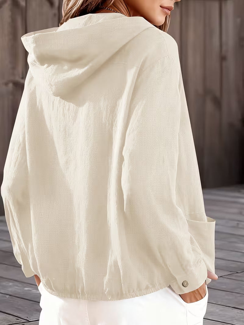 🤲LAST DAY SAVE 49% ⏰Adjustable Drawstring Hooded Lightweight Jacket