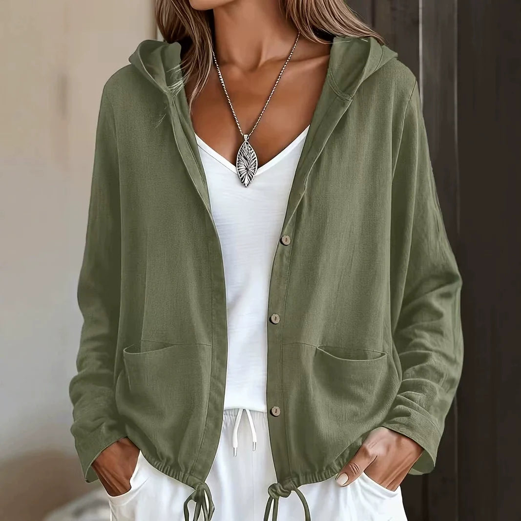 🤲LAST DAY SAVE 49% ⏰Adjustable Drawstring Hooded Lightweight Jacket