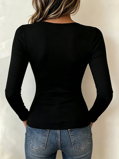 🤲LAST DAY SAVE 49% ⏰Chic Leopard-Mesh Paneled V-Neck Top