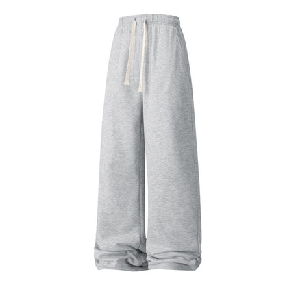 Men’s solid-color drawstring joggers-everyday wear.