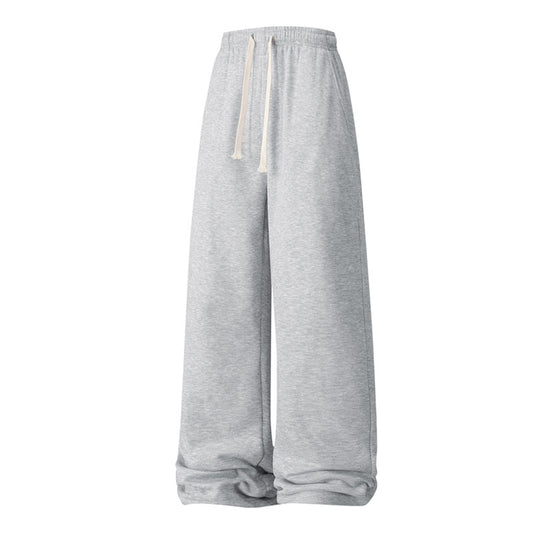 Men’s solid-color drawstring joggers-everyday wear.
