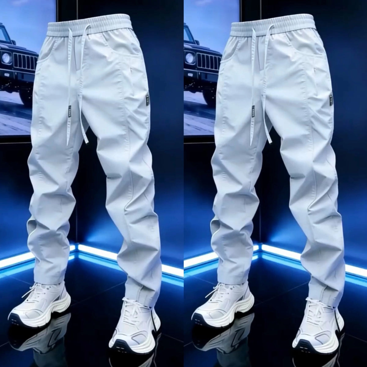 💚Men's minimalist slim-fit trousers