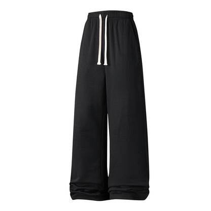 Men’s solid-color drawstring joggers-everyday wear.
