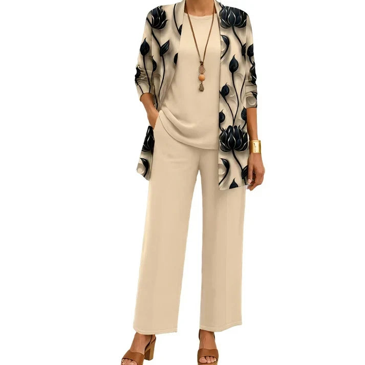 🤲Women’s Elegant Printed 3-Piece Set