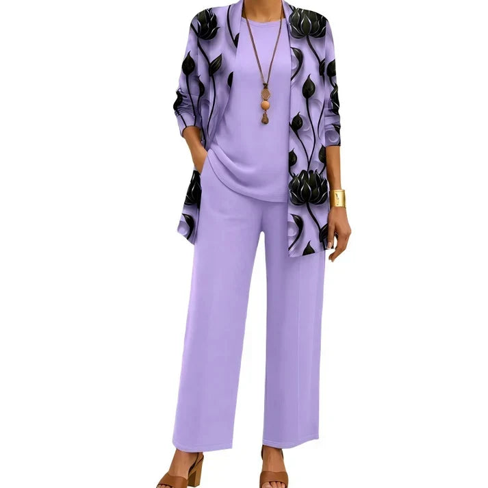 🤲Women’s Elegant Printed 3-Piece Set